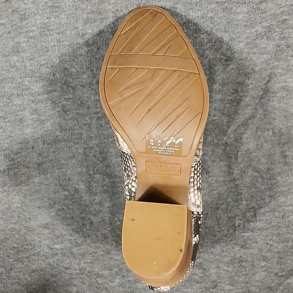 Carlos by Carlos Santana Lydia Ankle Boot Natural Snake Faux Leather Women's 7 - Picture 9 of 14